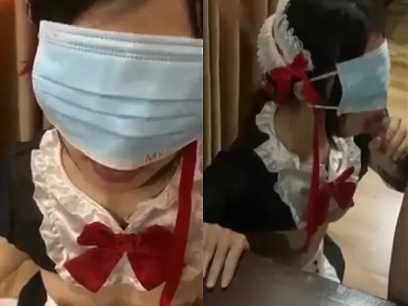 Gấu việt dâm cosplay nô lệ mút bú con cục thịt điêu luyện